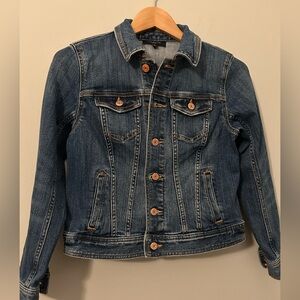 Talbots Classic Jean Denim Jacket, Size P, Petite